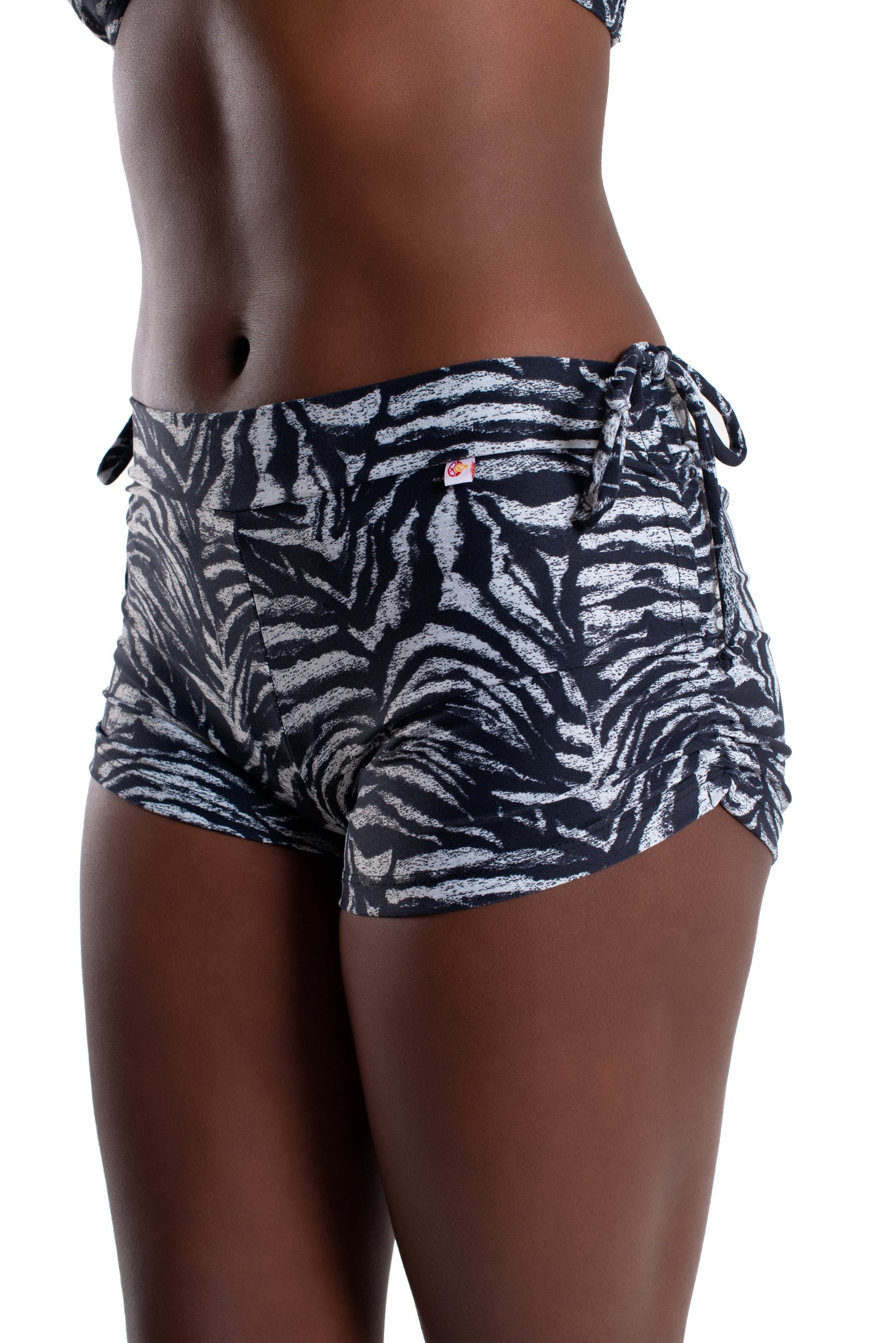 String Design Shorts Side String Shorts, Zebralicious, Cool Form Light – Shakti Activewear