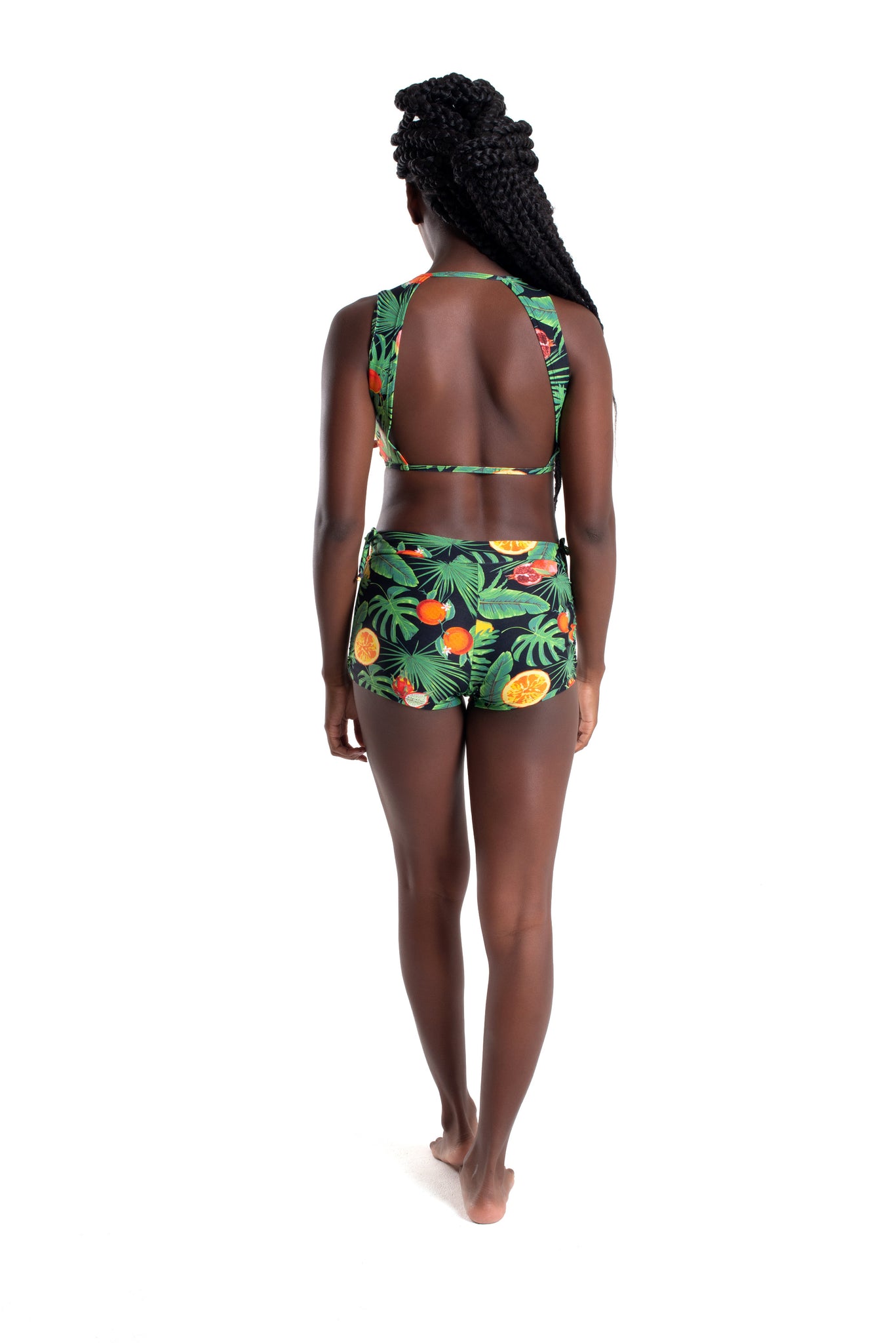 Side String Shorts  Tropical Treats, Cool Form light