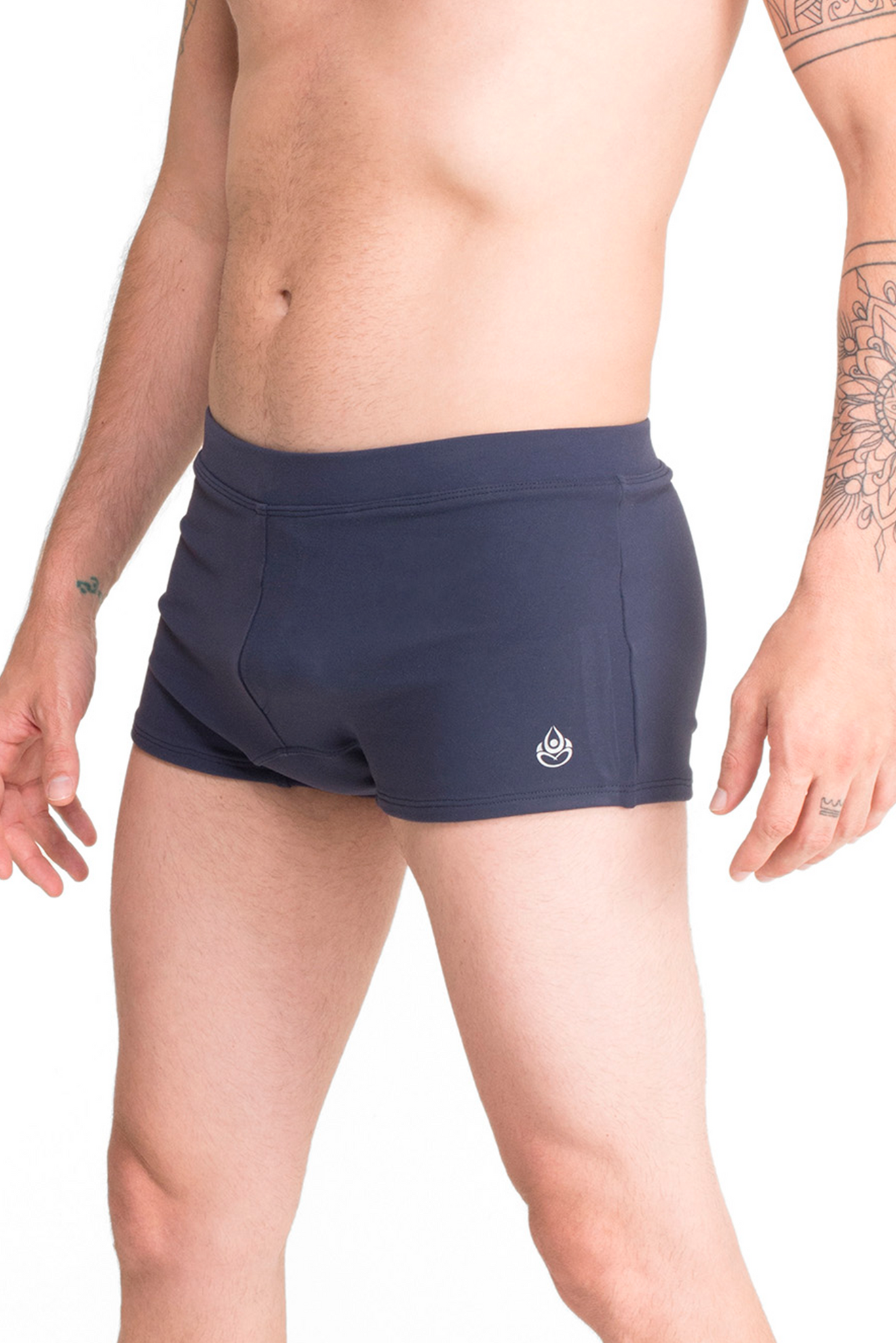 Brazilian Style Trunks, Navy Blue Cool form Light – Shakti Activewear