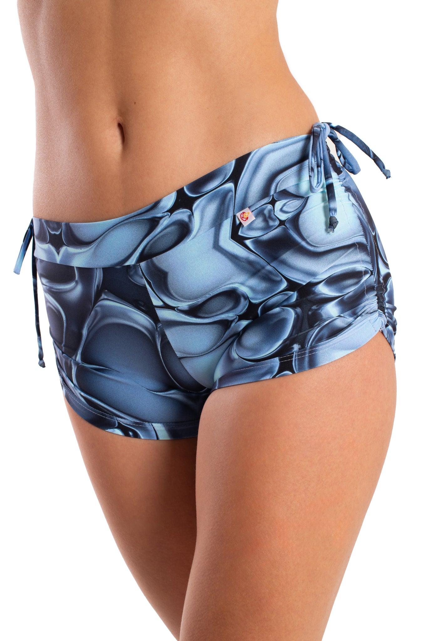 Side String Shorts Purple Cross Section Cool Form Light