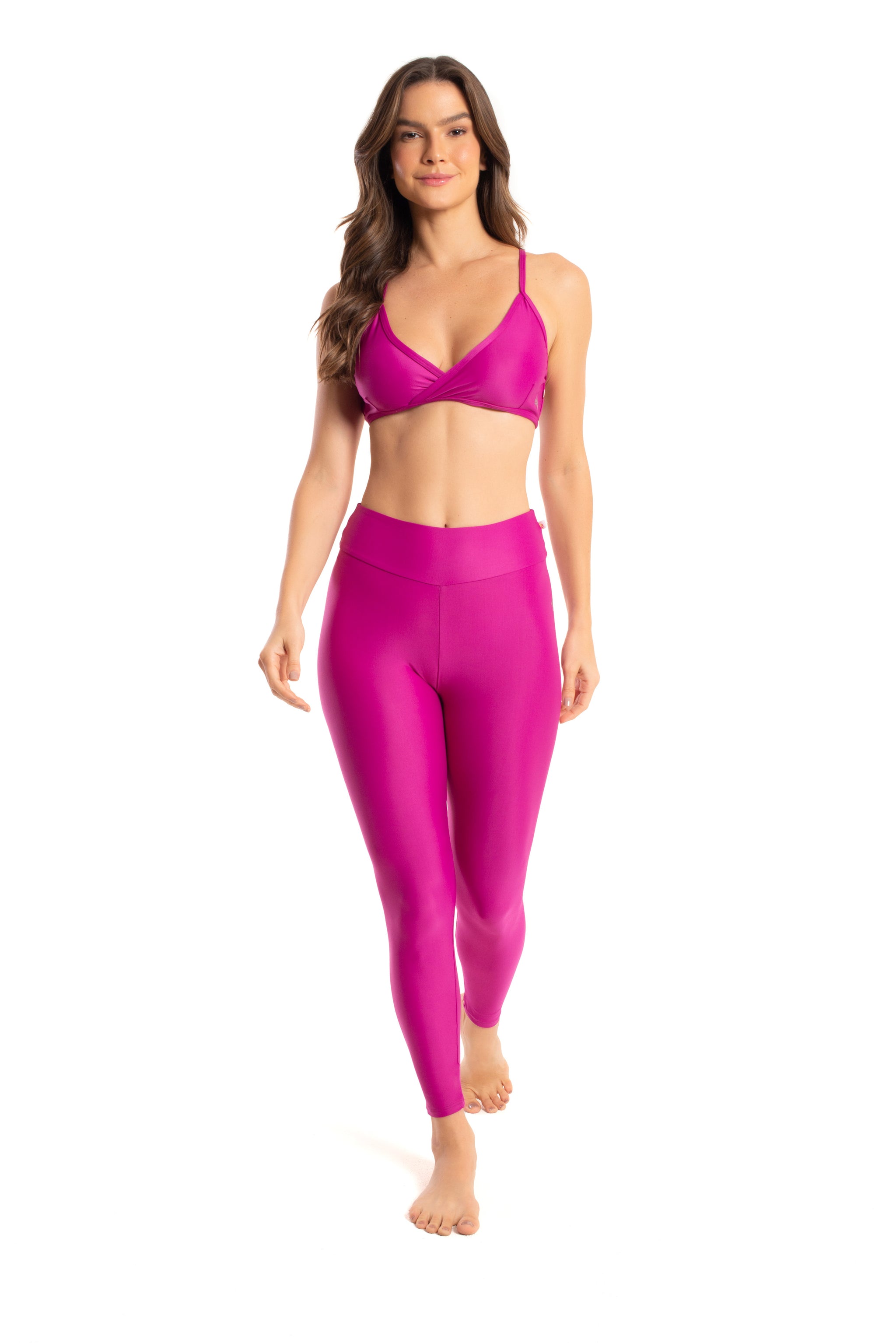 Chrome Hearts Pink Leggings - Athletic apparel