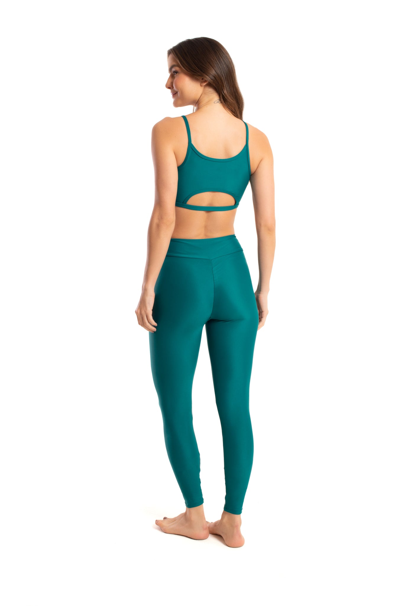 Scrunch Butt Textured V-Waist High Waisted Leggings